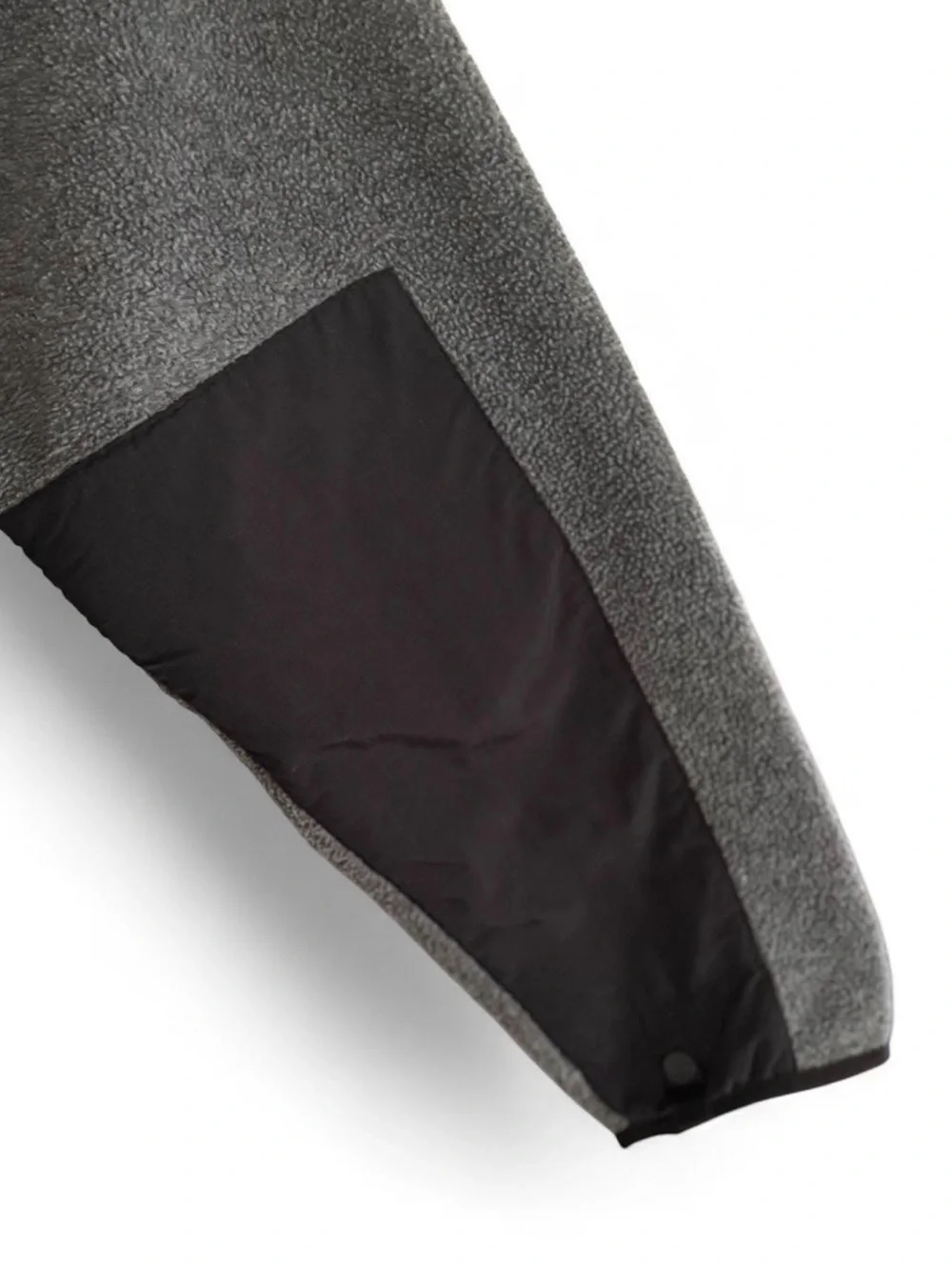 The North Face Gray Black Paneled Fleece Jacket Men’s M